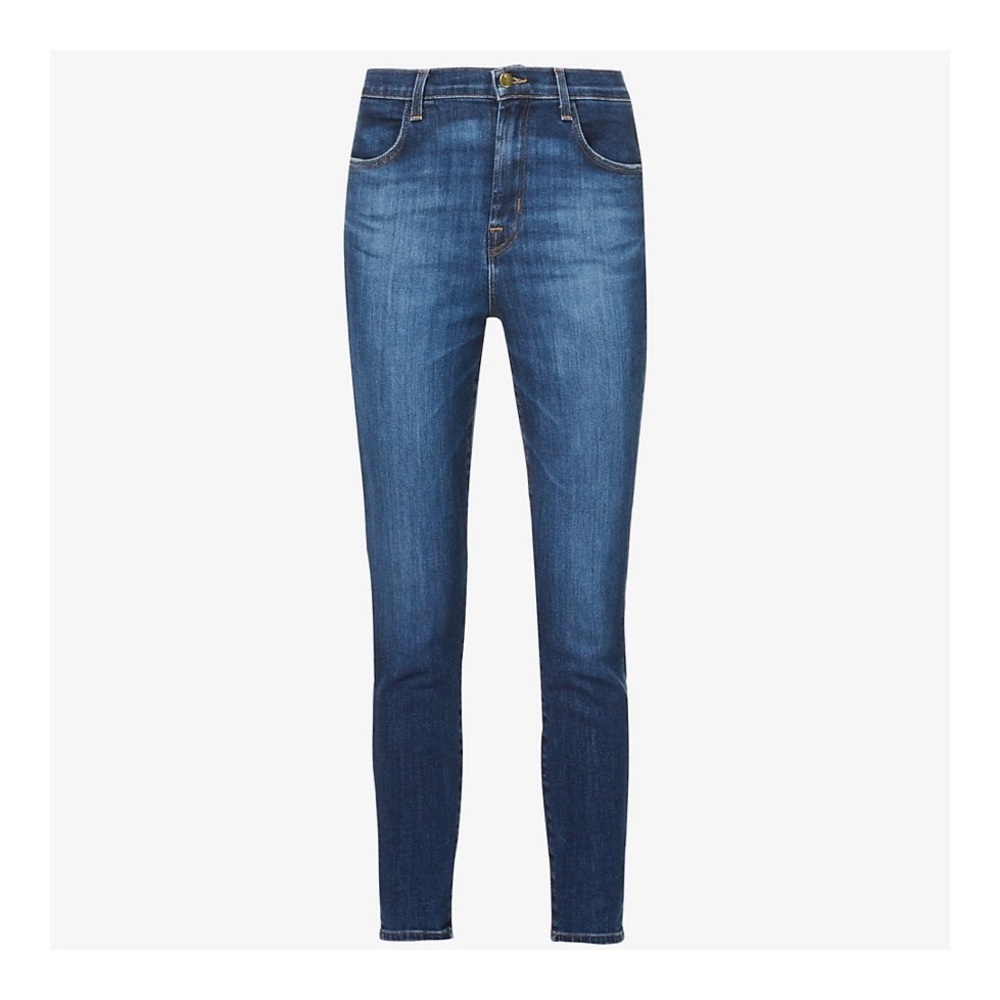 J BRAND Alana cropped skinny mid-rise jeans Size 24